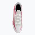 Gyerek focicipő Mizuno Alfa III Select Jr FG white/fuchsia purple 5