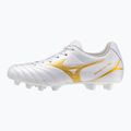 Gyerek focicipő Mizuno Monarcida Neo III Select FG white/mp gold