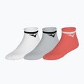 Zokni Mizuno Training With Line white/cloudspace/lava orange 8