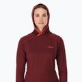 Női trekking pulóver Rab Force Hoody deep heather 3