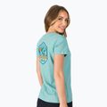 Női trekking póló Rab Stance Mountain Peak zöld QCB-67 3