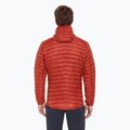 Férfi pehelykabát Rab Cirrus Flex Hoody tuscan red 3