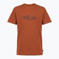 Férfi póló Rab Stance Logo red earth
