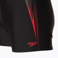 Férfi Speedo Placement Aquashort úszódobok fekete/piros 3