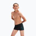 Speedo Hyper Boom Logo Placement Aquashort gyermek fürdőnadrág fekete 8-00315415190 5