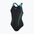 Speedo Plastisol Laneback egyrészes fürdőruha fekete 8-00305414840 4