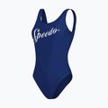 Speedo Logo Deep U-Back egyrészes fürdőruha tengerészkék 8-00307614518 4