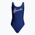 Speedo Logo Deep U-Back egyrészes fürdőruha tengerészkék 8-00307614518