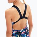 Speedo Digital Allover Leaderback gyermek egyrészes fürdőruha kék/fekete 8-1237714743 6