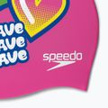 Speedo Nyomtatott szilikon Junior gyermek sapka rózsaszín 8-0838614636 4