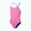 Speedo gyermek fürdőruha Solid Lane Line Back rózsaszín/kék