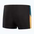 Férfi Speedo Dive fekete/sötét teal/mandarin Peel úszó boxeralsó 2