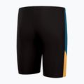 Férfi Speedo Dive fekete/sötét teal/mandarin hámló fürdőnadrág 2