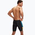 Férfi Speedo Dive fekete/sötét teal/mandarin hámló fürdőnadrág 5