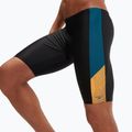 Férfi Speedo Dive fekete/sötét teal/mandarin hámló fürdőnadrág 6