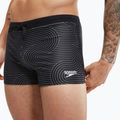 Férfi Speedo Valmilton fekete/usa charcoal úszó boxeralsó 3