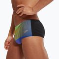 Férfi Speedo Allover Digital Brief úszónadrág fekete/édes lila 7