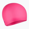 gyermek úszósapka Speedo Plain Moulded Silicone Junior flare pink/wineberry