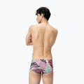 Férfi úszónadrág Speedo 13.5 cm Allover Training Club Brief black/matcha green/siren red 3