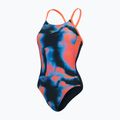 Női egyrészes fürdőruha Speedo Allover Fixed Crossback true navy/siren red/punch blue
