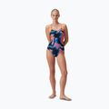Női egyrészes fürdőruha Speedo Allover Fixed Crossback true navy/siren red/punch blue 6