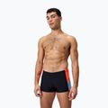 Speedo Dive Aquashort férfi úszó boxeralsó fekete/szirénvörös/pitonkék 5