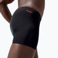 Férfi úszónadrág Speedo HyperBoom V-Cut Aquashort black/picton blue/siren red 10