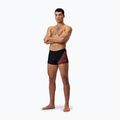 Férfi úszónadrág Speedo Medley Logo Aquashort black/siren red 6