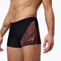 Férfi úszónadrág Speedo Medley Logo Aquashort black/siren red 8