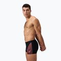 Férfi úszónadrág Speedo Medley Logo Aquashort black/siren red 9