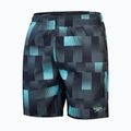 Férfi úszónadrág Speedo Xpress Lite Allover 18" Watershort usa charcoal/black/marine blue