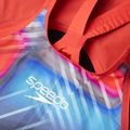 Női egyrészes versenyúszóruha Speedo Fastskin LZR Pure Valor 2.0 Openback Kneeskin flame red/picton blue 4