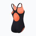 Speedo HyperBoom Placement Muscleback fekete/szirénvörös/szilva egyrészes fürdőruha 2