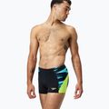 Férfi úszónadrág Speedo Endurance+ MAX Splice Aquashort black/hyper yellow 3