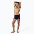 Férfi Speedo Duo Logo Print Aquashort fürdőnadrág fekete/korallhomok/neonlila 2