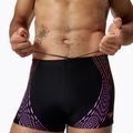 Férfi Speedo Duo Logo Print Aquashort fürdőnadrág fekete/korallhomok/neonlila 4