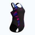 Női egyrészes fürdőruha Speedo Placement Laneback zoom boom placement/speedo black 3