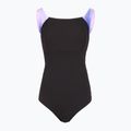 Női egyrészes fürdőruha Speedo Shaping LunaLustre Printed neon violet
