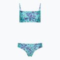 Női kétrészes fürdőruha Speedo Printed Adjustable Thinstrap hapuna kék