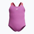 Gyermek egyrészes úszódressz Speedo Learn To Swim Medalist neon ibolya