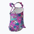 Speedo Learn To Swim Printed Frill Thinstrap egyrészes gyerek fürdőruha neonlila 2