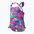 Speedo Learn To Swim Printed Frill Thinstrap egyrészes gyerek fürdőruha neonlila 3