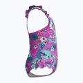 Speedo Learn To Swim Printed Frill Thinstrap egyrészes gyerek fürdőruha neonlila 4