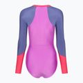 Speedo Colour Block női egyrészes fürdőruha neonlila 2