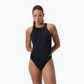 Speedo Racer Zip női egyrészes fürdőruha beépített melltartóval antracit antracit 5