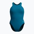 Női egyrészes fürdőruha Speedo Racer Zip with Built in Swim Bra dark teal 7