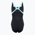 Női egyrészes fürdőruha Speedo Flex Band úszómelltartóval antracit színben 2