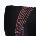 Férfi úszó jammer Speedo Duo Logo Print Mid Jammer black/coral sands/neon violet 4