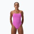 Női egyrészes fürdőruha Speedo Solid Lattice Tie-Back neon violet 5