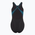 Speedo női egyrészes fürdőruha High Neck Splice Cross Back sötét teal színben 2